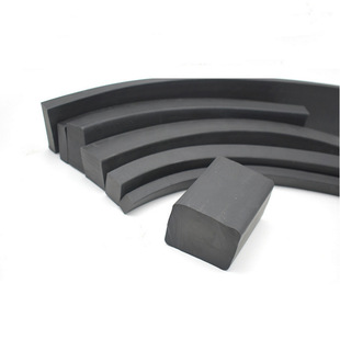 EPDM foam sealing strip black sponge strip anti-collision square rubber block marine sealing strip