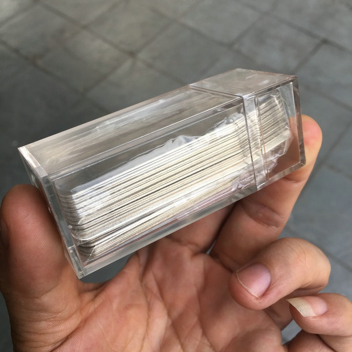 Pieza de cuello de gama alta 40 piezas, collar de acero inoxidable, pieza de cuello en caja, pieza de cuello ventas directas de fábrica