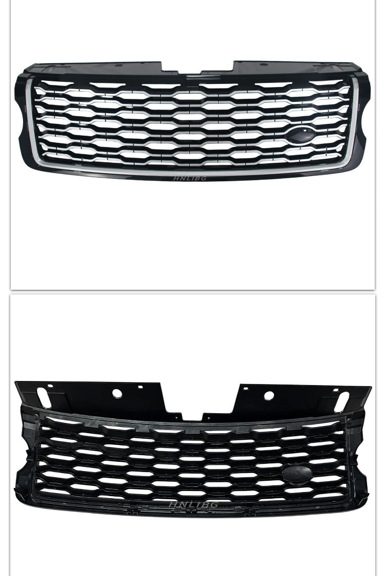 Suitable for Land Rover Range Rover Executive 2013 Upgrade to 2018 Model with All-Black Front Grille, Old Model Modified to New Model, 13 Modified to 18