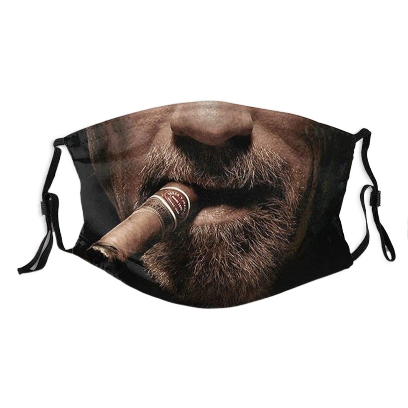 3D Personality Creative Social Funny Funny Imitation Facial Expression Ball Mask Cotton Printed Mask Riding