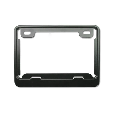 Manufacturers supply motorcycle frame license plate frame advertising license plate frame license plate frame (License plate holder/license plate holder) - black-hollow