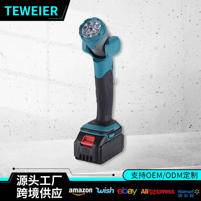 Transfronterizos 9 perlas linterna portátil al aire libre linterna iluminación lámpara de emergencia lámpara led al por mayor