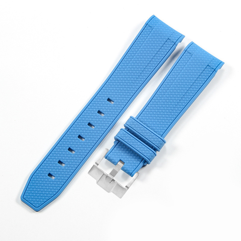 하늘색 실버 버클