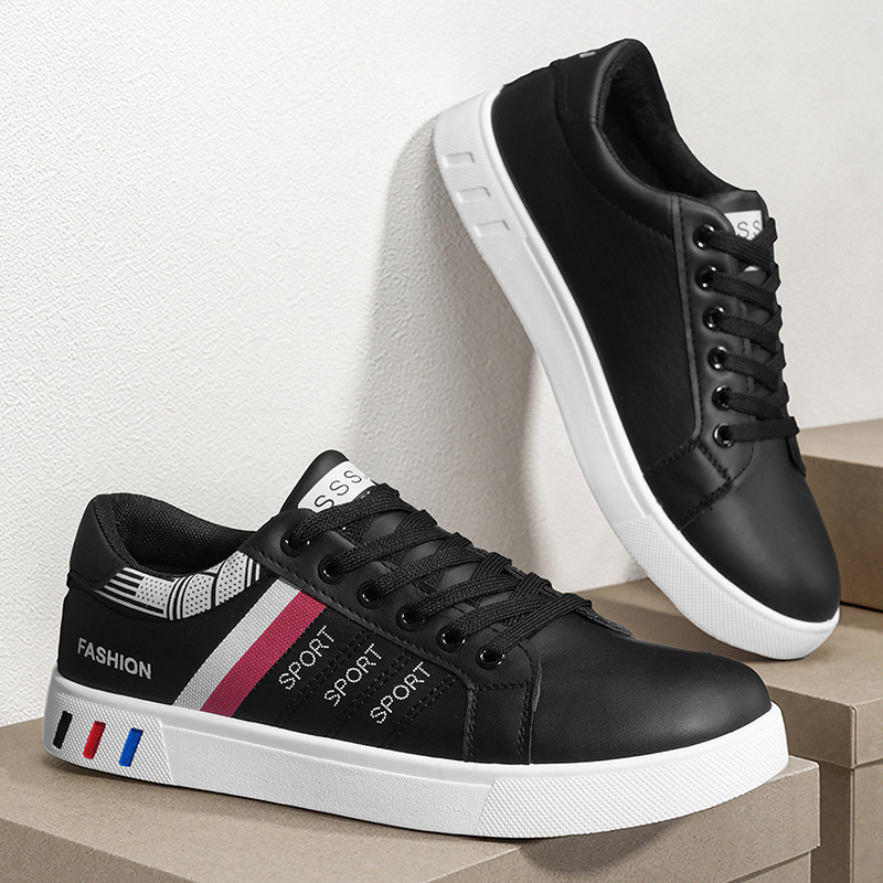 Primavera nuevos zapatos casuales para hombres zapatos de skate de tendencia transpirables zapatos blancos pequeños zapatos deportivos de hombre bajo tamaño transfronterizo