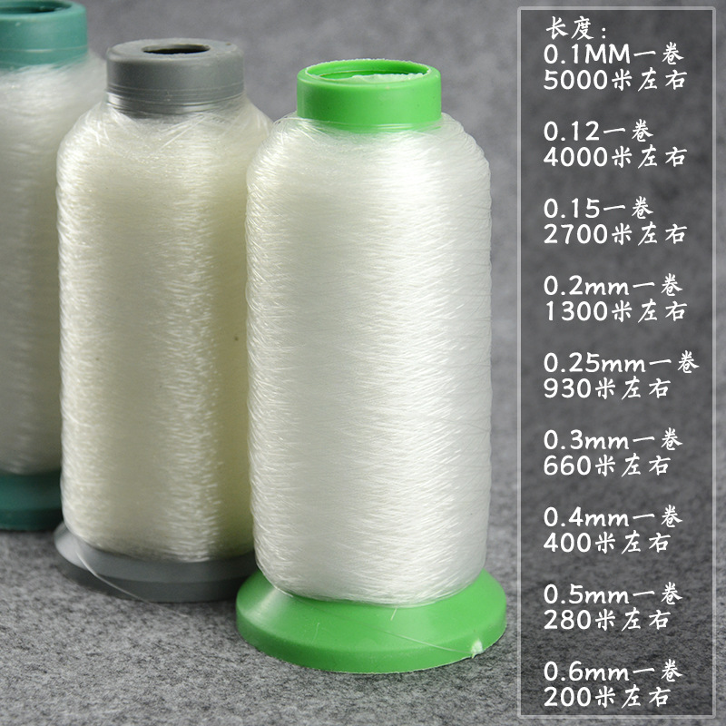 자물쇠 자수 라인 칼라 마킹 라인 Fishwire 라인 투명 라인 낚싯줄 재봉 라인 보이지 않는 라인 프라이 가장자리 라인 나일론