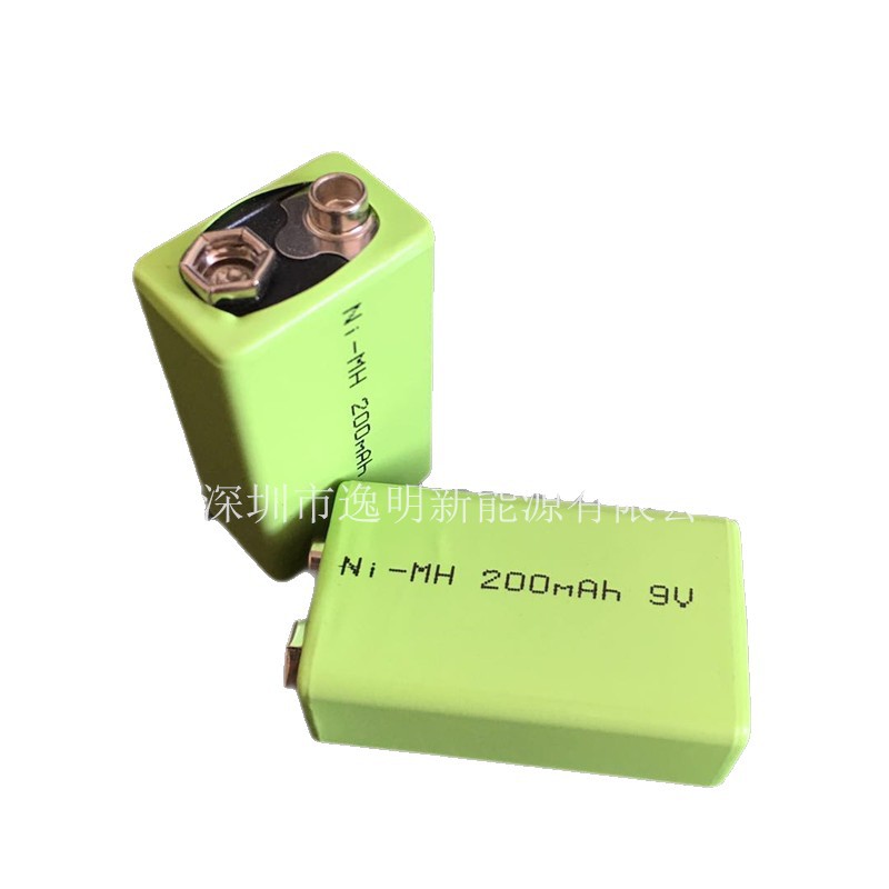 镍氢9V充电电池6F22电池200mAh 9V万用表KTV话筒电池警报器电池组