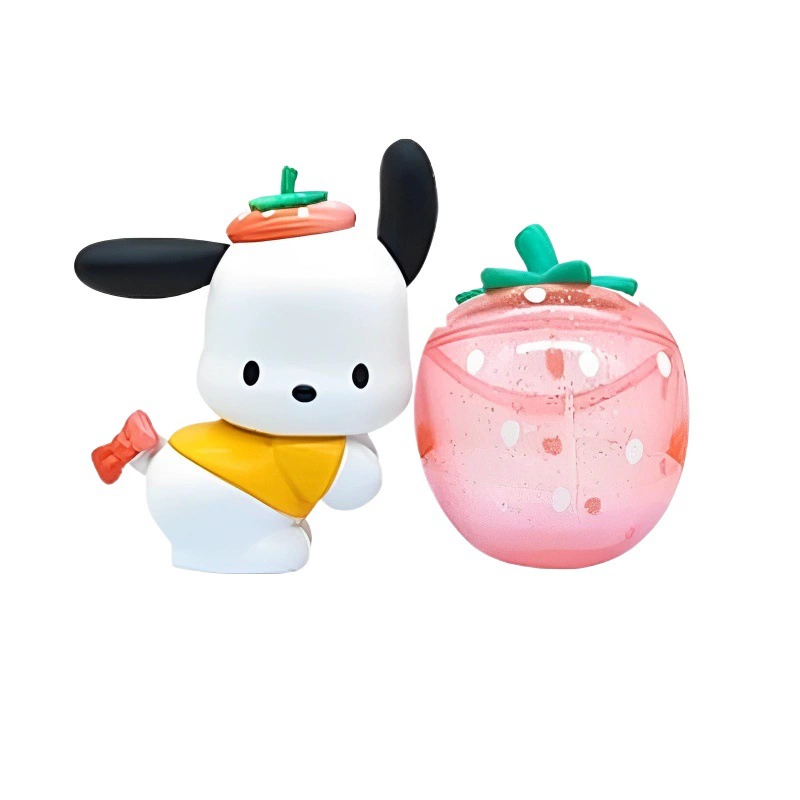 Оригинальные японские милые фигурки Sanrio серии Strawberry Manor в слепых коробках, модная игрушка-украшение, фигурка для женщин