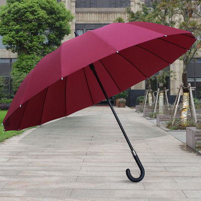 Long-handled umbrella reinforce 16 Carom rain or shine Windbreak business affairs Vinyl sunshade gift advertisement One piece On behalf of