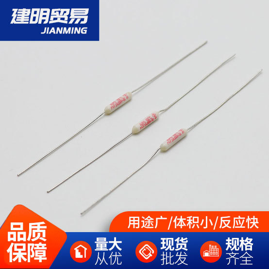 AUPO雅宝 电阻式 温度保险丝 2A 250V 102度 瓷管型保险丝 保护器