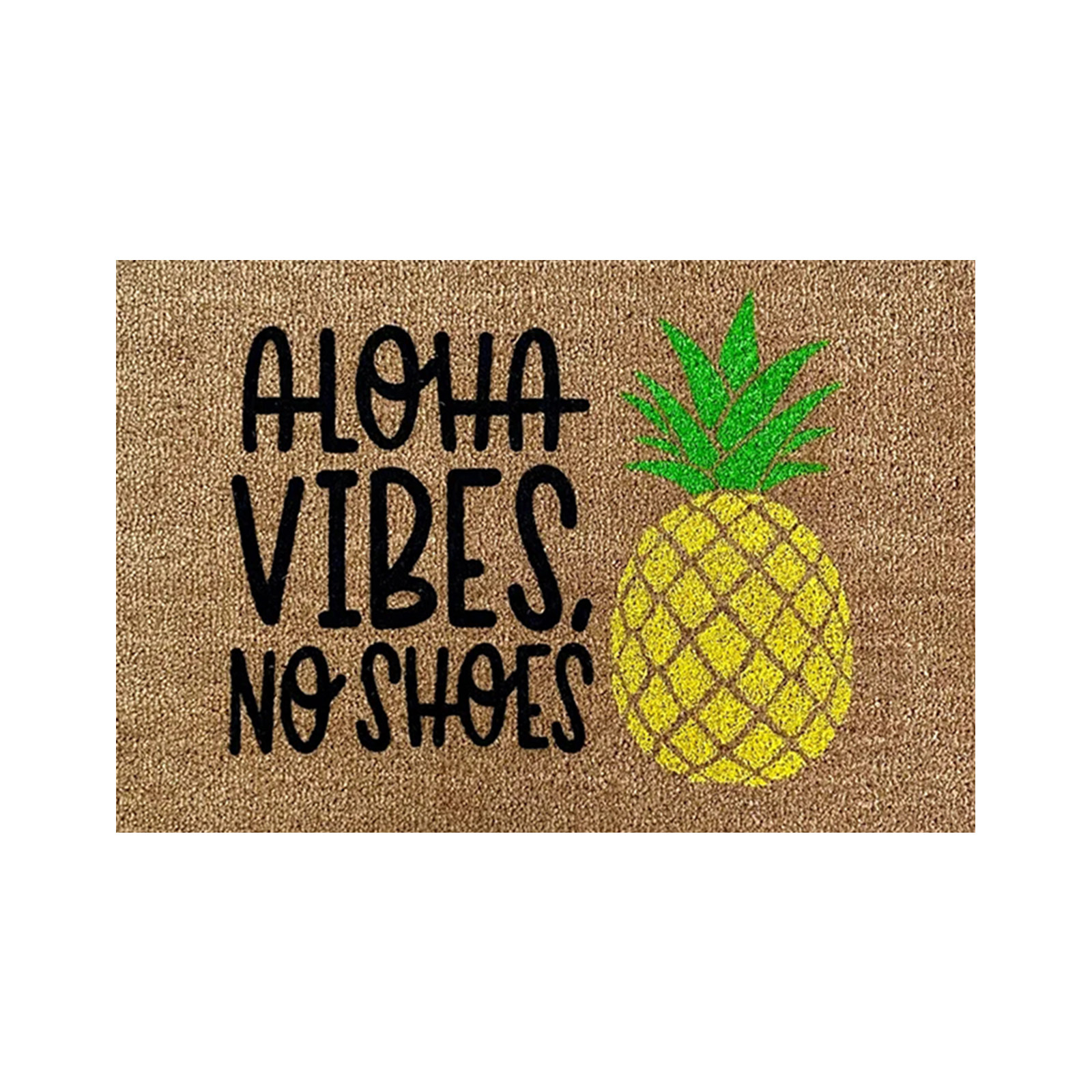 Protiskluzová rohožka do vstupních dveří Pineapple Element, savá rohožka do koupelny a kuchyně_voghion.com