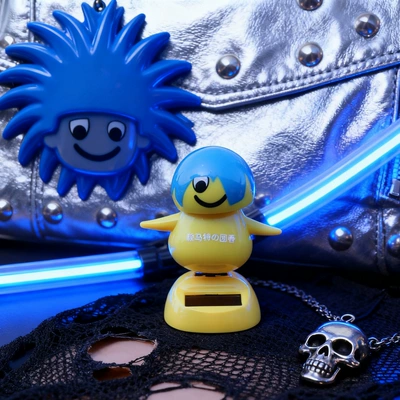 Popular solar decoration car: Car ornaments - 5510cm-single-net-weight-28ggross-weight-38g-240carton-size-6554062-smurfs-blue