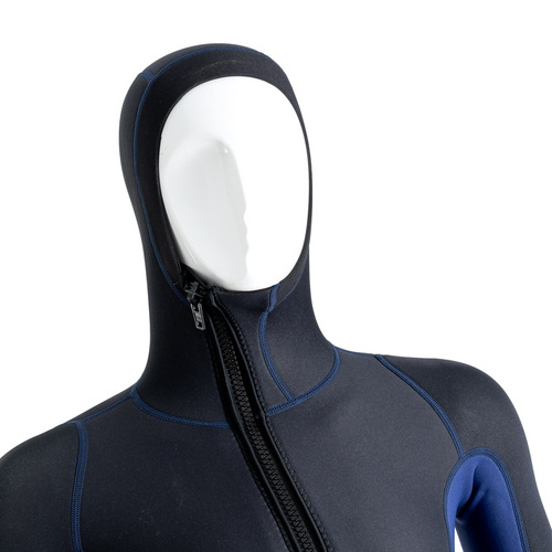3MM Hooded Dive Suit for Men, Winter Warm Swimming Suit, Cold-Resistant Wetsuit for Surfing, Snorkeling One-Piece Diving Suit for Women