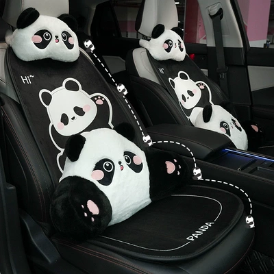 Headrest, and Waistrest, Cartoon Cute Panda