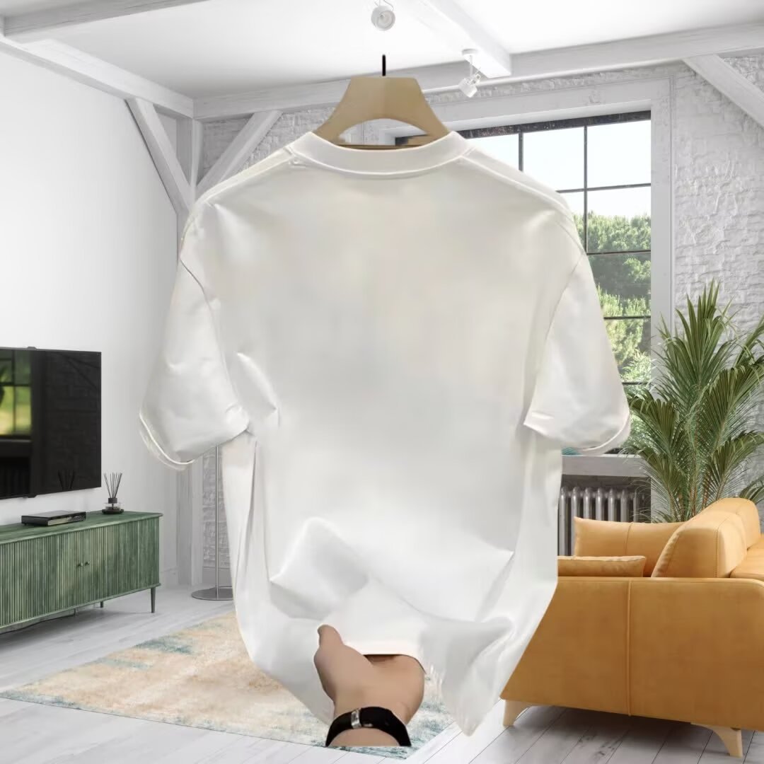 Camiseta de hombre de algodón puro cuello redondo estampada_voghion.com
