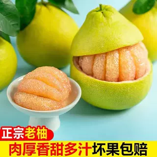福建仙游度尾文旦柚子红心老树蜜柚新鲜水果（支持一件代发）