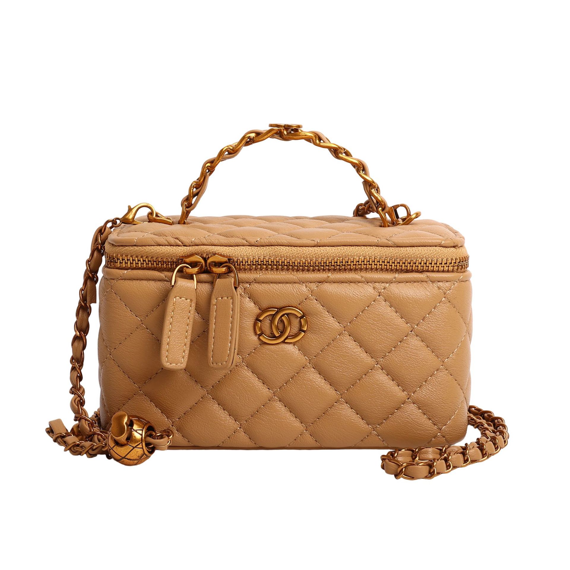 Bolsa de caja de viento de fragancia de diamante bordado de moda de comercio exterior de cadena universal bolso de mano de lujo ligero personalidad bolso de mano