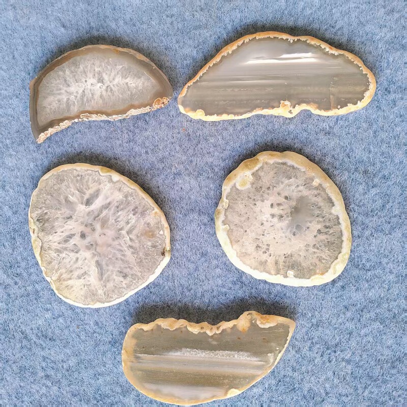 クロスボーダー天然水晶瑪瑙風景ペンダントセーターチェーンペンダント diy アクセサリーカラフルな風鈴ピースホットスタイル|undefined