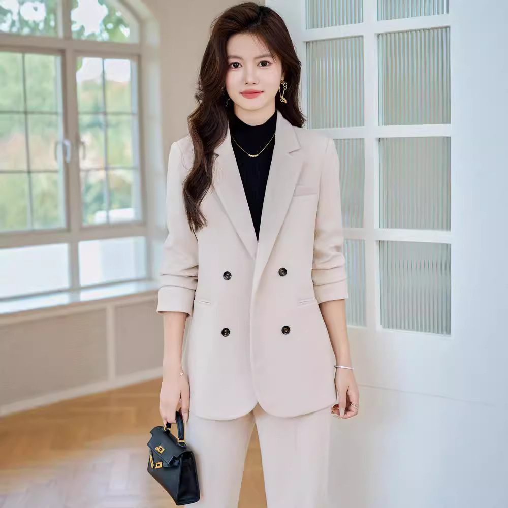 Apricot classic suit
