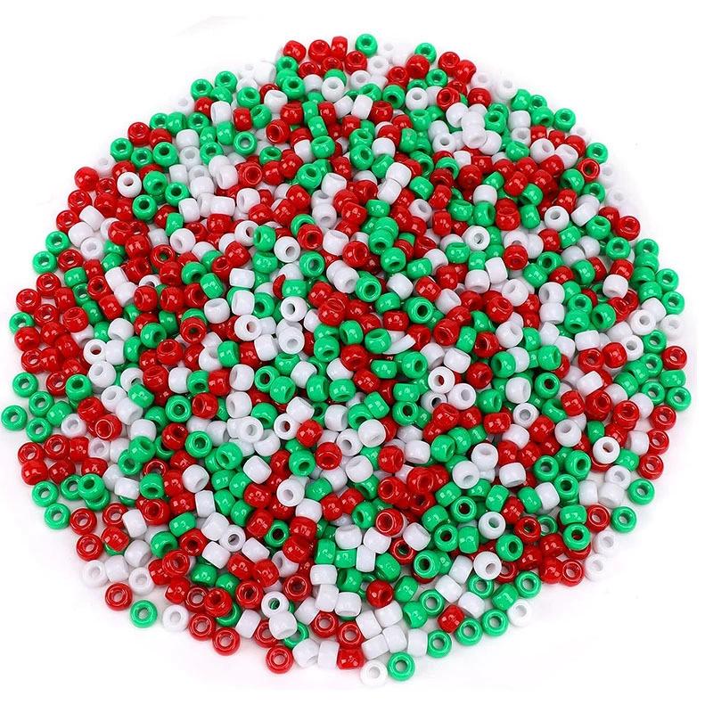 Бусины-ведра Разбросанные бусины Бусины пони Грязные косы Большое отверстие Бусины-ведра Рождество Хэллоуин День Святого Валентина