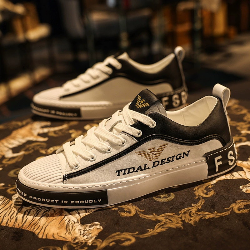 2023 Europe Station Модная Мужская обувь Летняя новая дышащая повседневная спортивная обувь для досок Модная Молодежная универсальная Белая обувь