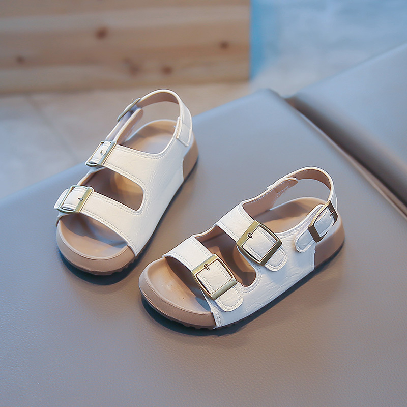 Niñas de verano 2026 nuevas sandalias vacías de moda para niños zapatos casuales variados zapatos burkin tendencia de niños image 7