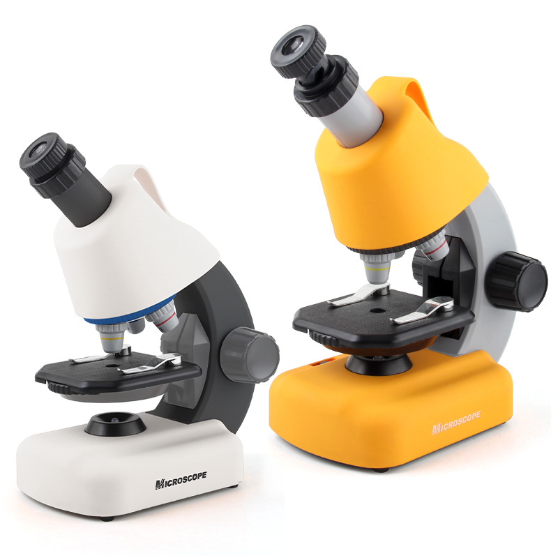 Nuevo portátil de juguete para niños microscopio HD de alta potencia microscopio Escuela Primaria biología ciencia y educación traje