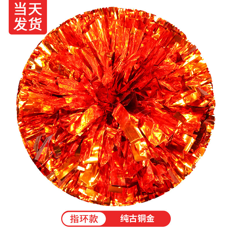 Porristas Bola de flores porristas mano flor mano sacudida flor danza rendimiento mano flor porristas flor bola de color rendimiento