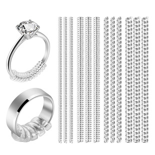 12PCs transparent ring winding spring rope ring size adjustment for ring size adjustment tool