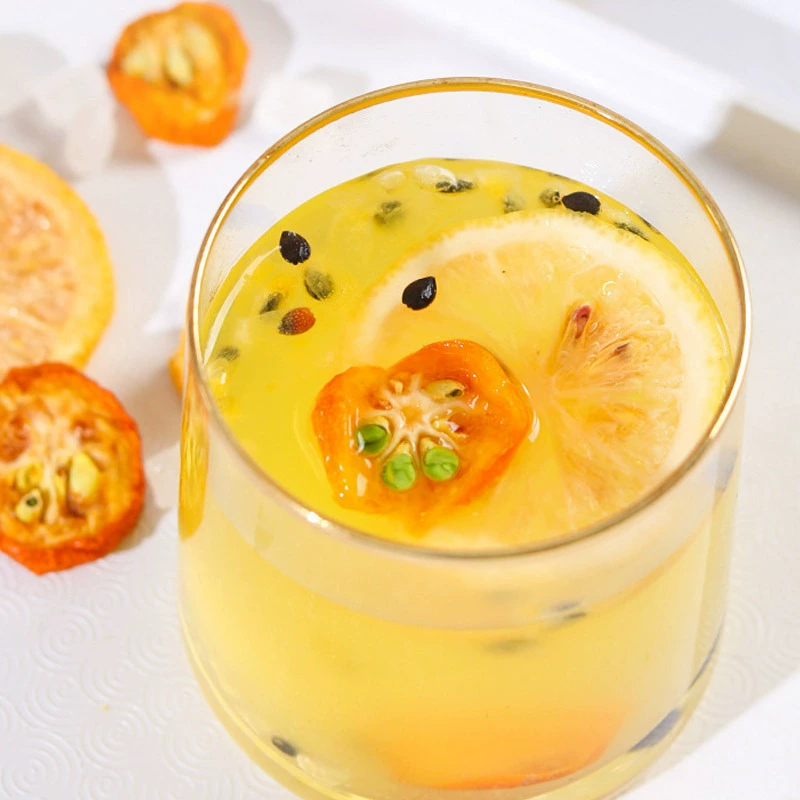 Фруктовый чай с кумватом, маракуйя, холодный чай,