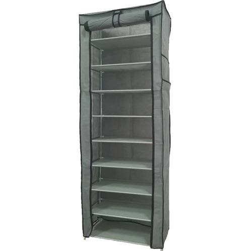 Cross-border specialized supply simple shoe cabinet non-woven multi-layer steel pipe storage dustproof home organization space-saving shoe rack