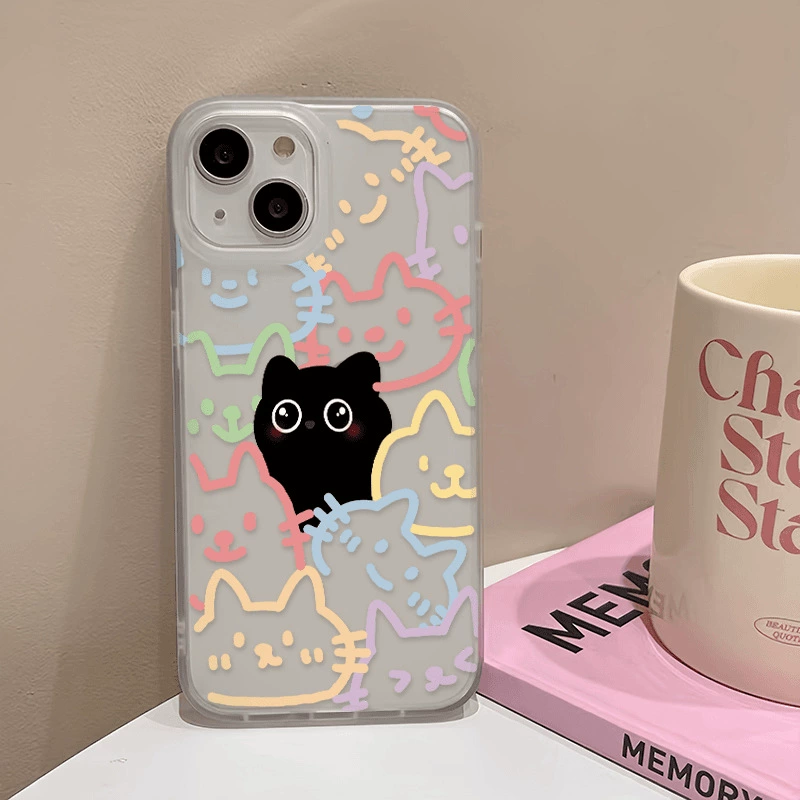 Яблоко, совместимый чехол для телефона, мультфильм iPhone 15, iphone, 14/13, 12promax