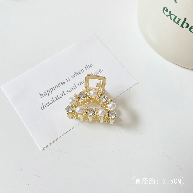 Cola de caballo de metal alta fija artefacto pinza hembra Red roja pequeña horquilla Cola de Caballo clip pequeño tamaño horquilla tiburón clip tocado