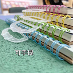 Dpai 16K Sketchbook with Handle, Thickened Drawing Notebook for Primary School Students, Sketchbook, Life Drawing Book, Colored Pencil, White Sketch Paper