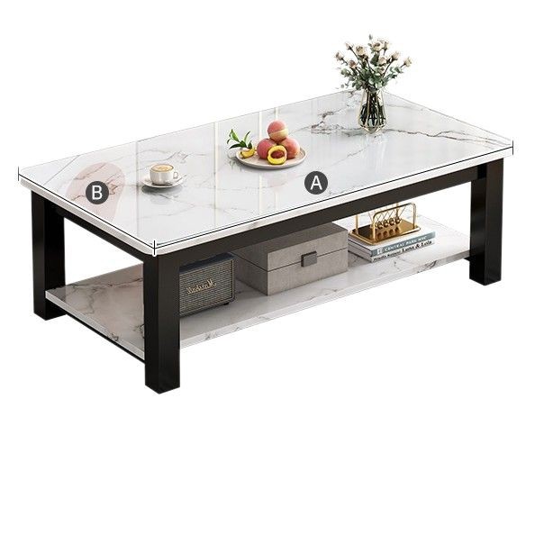 Mesa de centro Mesa de té de recepción para oficina Mesa de té pequeña sala de estar 2025 nuevo estilo de lujo ligero Mesa de mesa de centro de vidrio templado de alta gama