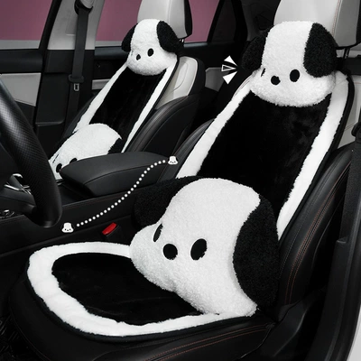 Headrest: Pillow Cute Plush Dog