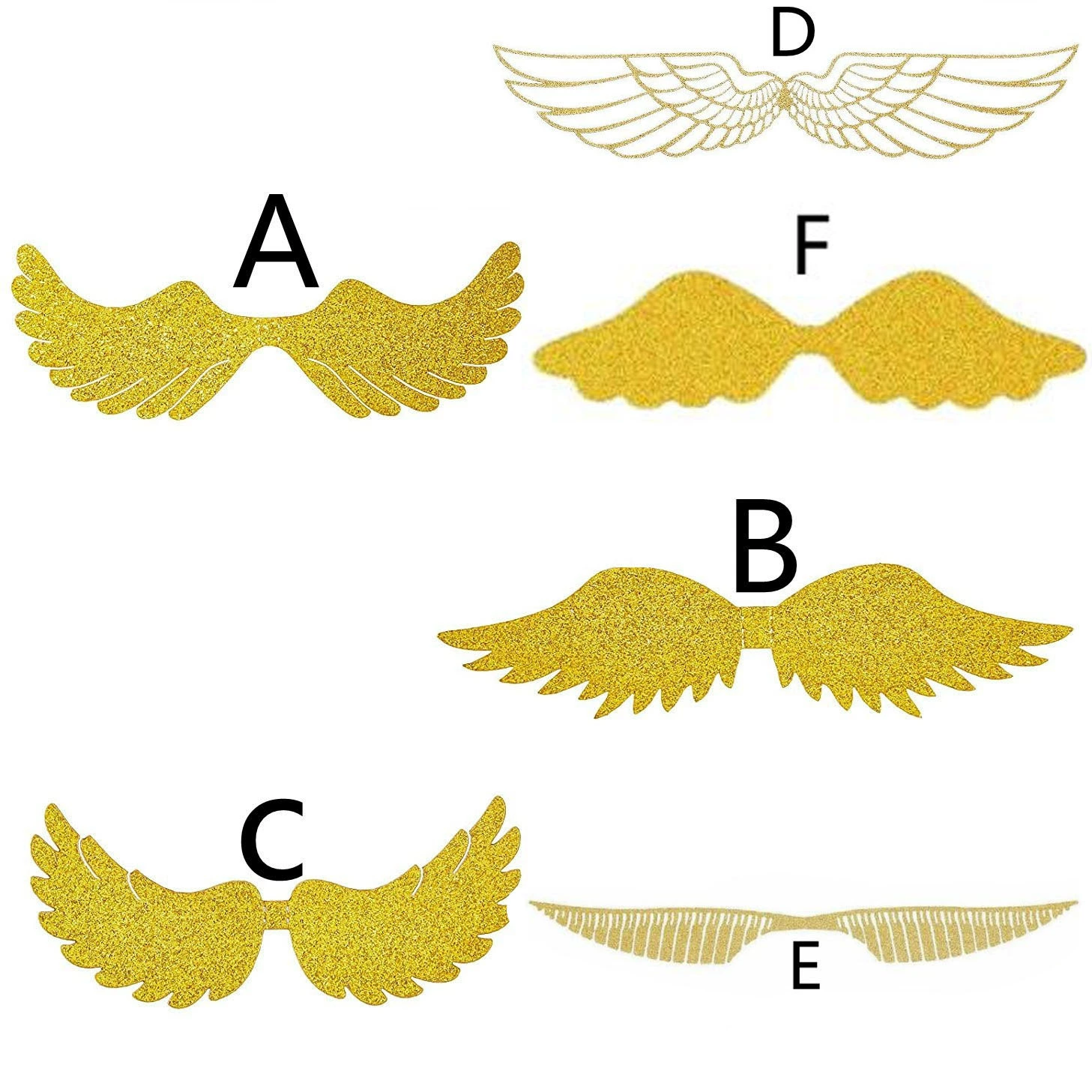 Золотые Крылья ангела для украшения шоколадного торта Plug-In Wings Ferriermann Украшение торта клеем