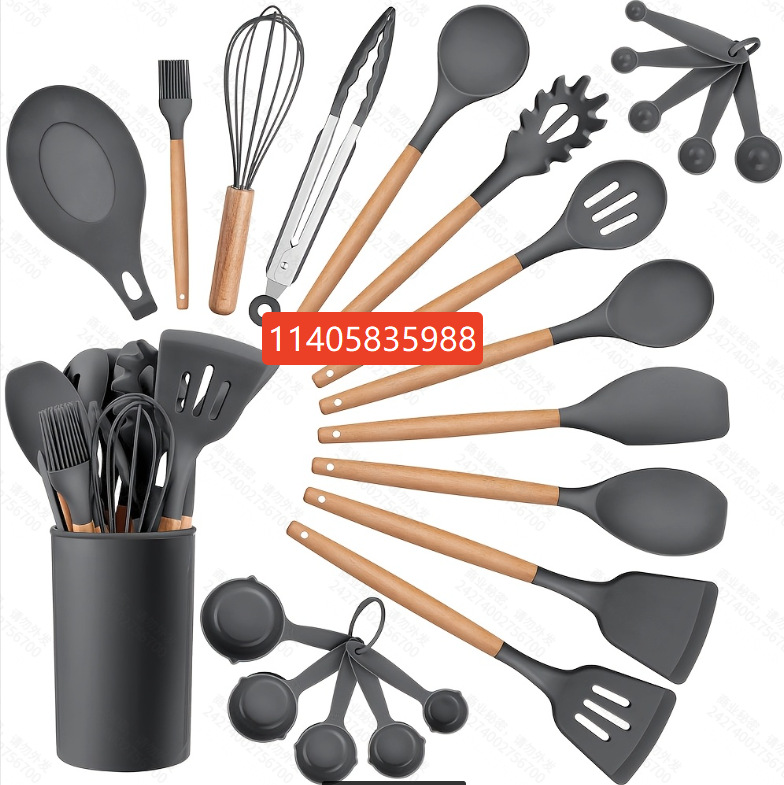 Edición luz utensilios de cocina 17 unidades traje medición espátula barril herramientas Cocina