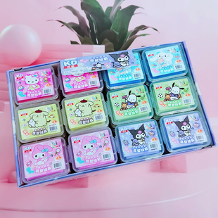 New Sanrio Brushed Plastic Eraser Creative Cute Cute Pet Boxed Eraser Student Prizes Pencil Eraser Batch