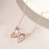 Glossy crystal, necklace, chain for key bag , suitable for import, internet celebrity