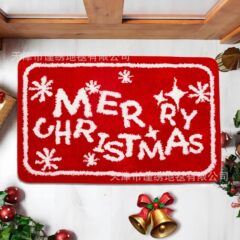 クロスボーダーのクリスマスはカシミヤの玄関マットのようです。