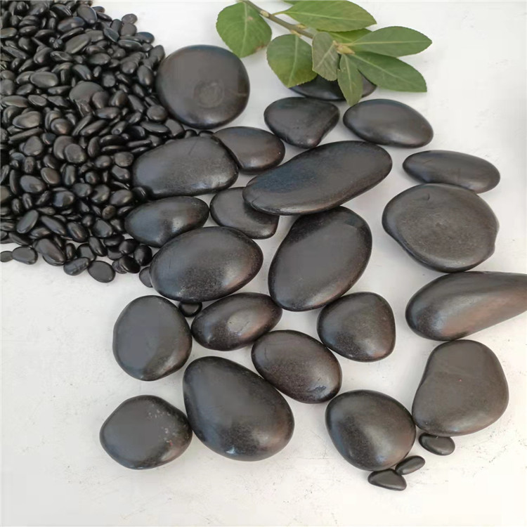 鹅卵石水处理过滤石头雨花石变压器下垫层滤料铺路园林绿化