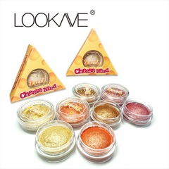 Lookaveカラーアイシャドウ泥卸売eye紐シャドウシマー高閃光ミニパールアイシャドウlk40e
