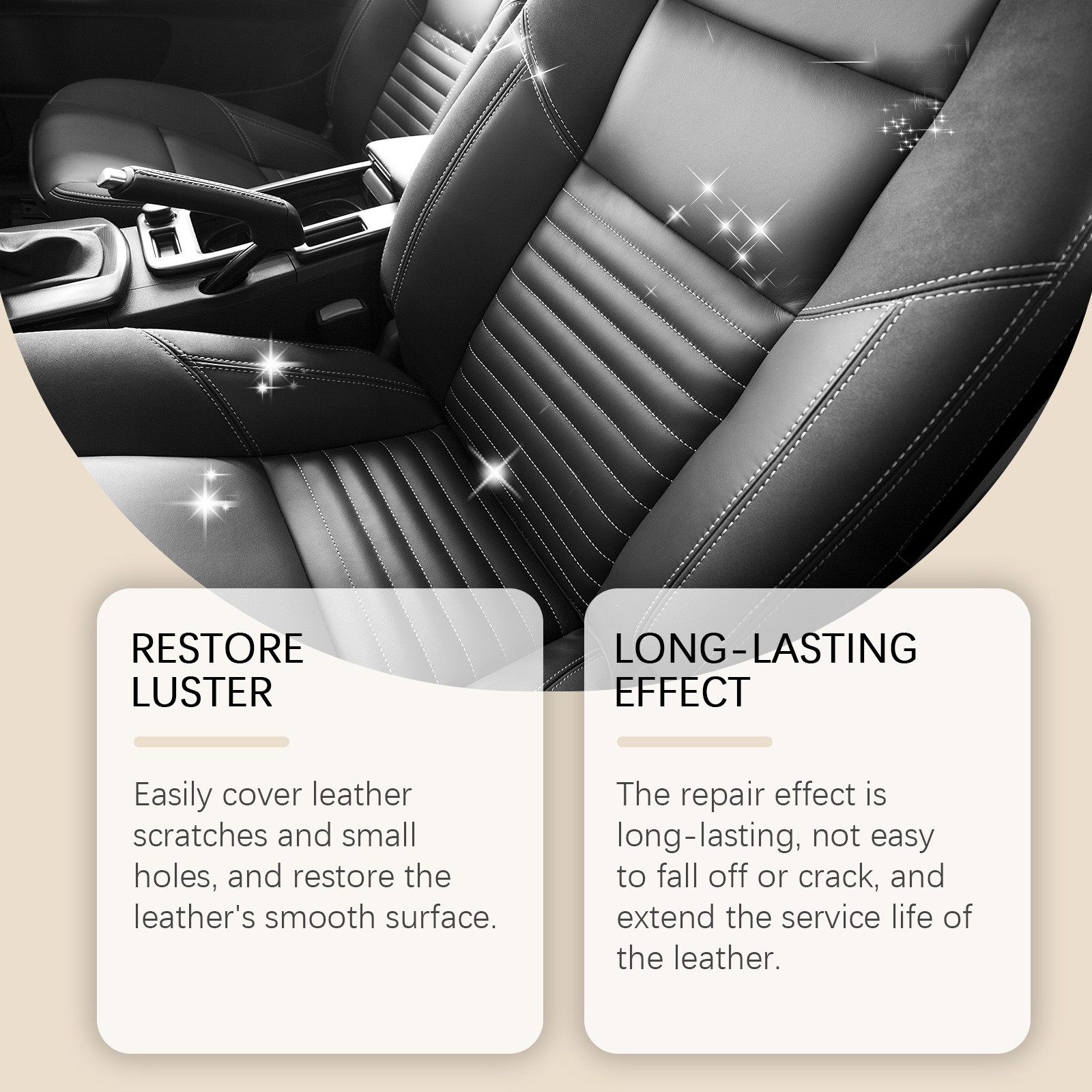 Rayhong Leather Repair Paste Car Seat Scratch Repair Sofa Leather Damage Refurbishment Repair Paste