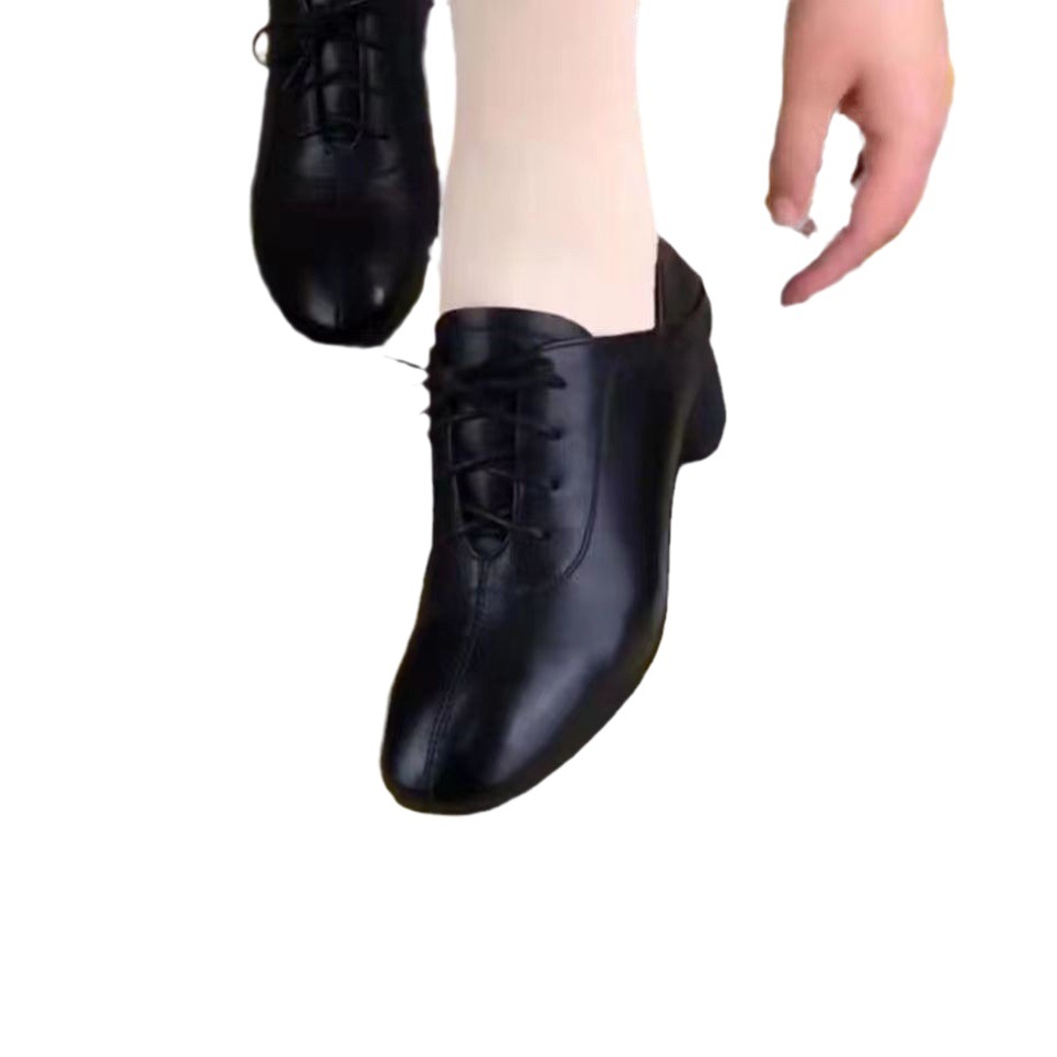 Zapatos de una sola capa de tacón grueso zapatos de mujer de cuero suave real primavera nueva moda zapatos de cuero pequeños de tacón medio zapatos de mujer de boca profunda zapatos de mamá