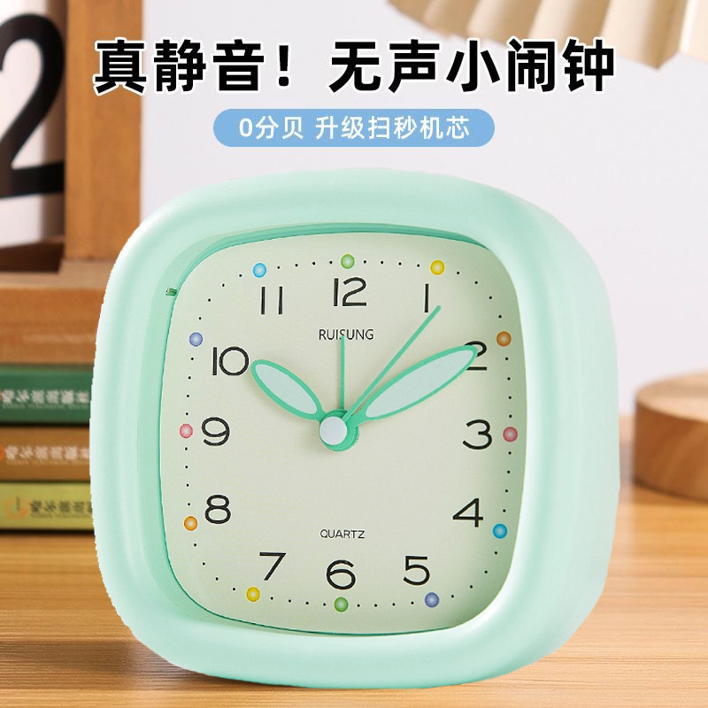2025 nuevo lindo reloj de despertador especial para estudiantes despertar artefactos del dormitorio de niños silencioso tiempo de caminata reloj de escritorio