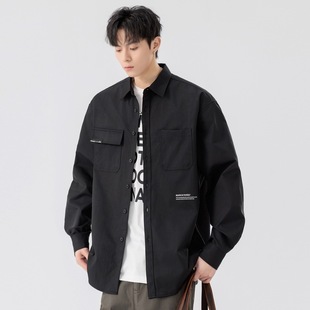 Free Shipping 2025 New Heavyweight Long-Sleeved Shirt [Cross-Border Supply] Jacket Men's Clothing