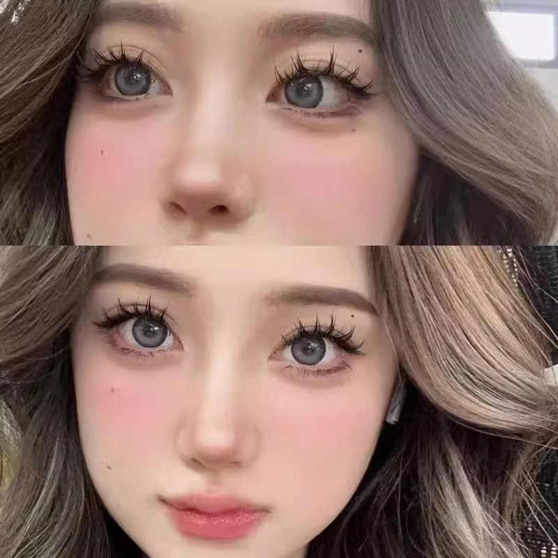 Barbie Ojo de dibujos animados pestañas postizas tamaño diablo grueso completo de una sola pieza novato ojo pestañas completo racimo negro tallo