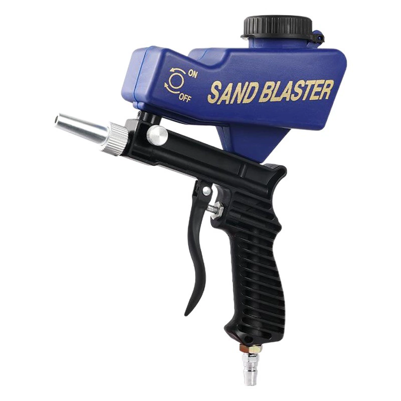 Портативный гравитационный пескоструйный пистолет, пневматический пескоструйный комплект, нержавеющий, небольшой пескоструйный пистолет, поставка от производителя.