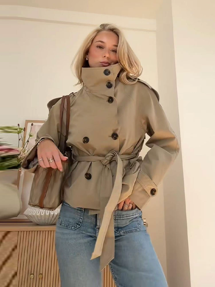 Демисезонная brace, пальто-тренч, (跨境贸易), AliExpress, городской стиль