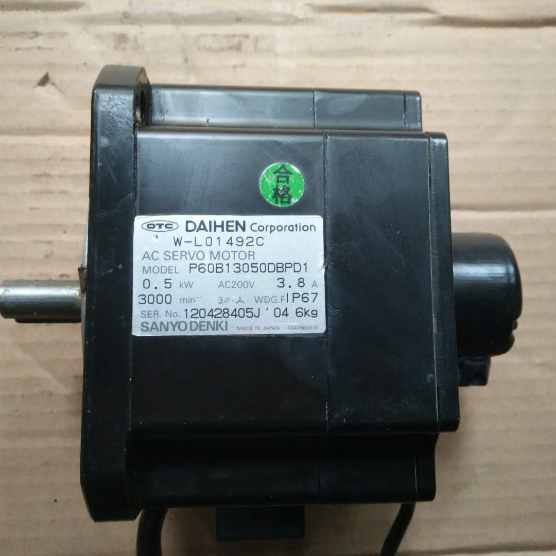 W-L01492C P60B13050DBPD1 0.5KW OTC 二手机器人电机（询价）